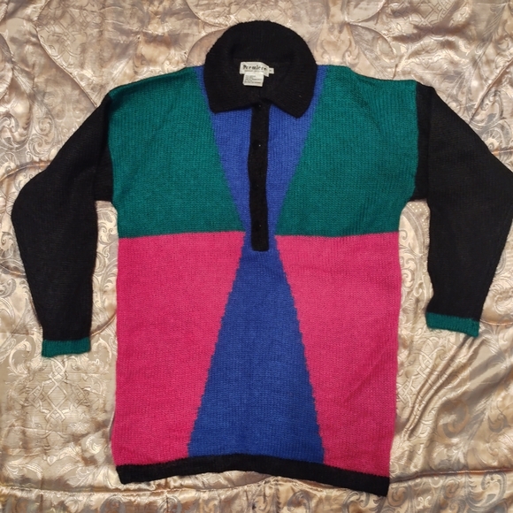 Premiere Designer Collection Vintage Woolen Sweater M - Picture 1 of 3